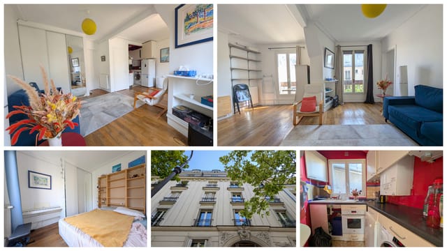 2 pièces meublé 35m²